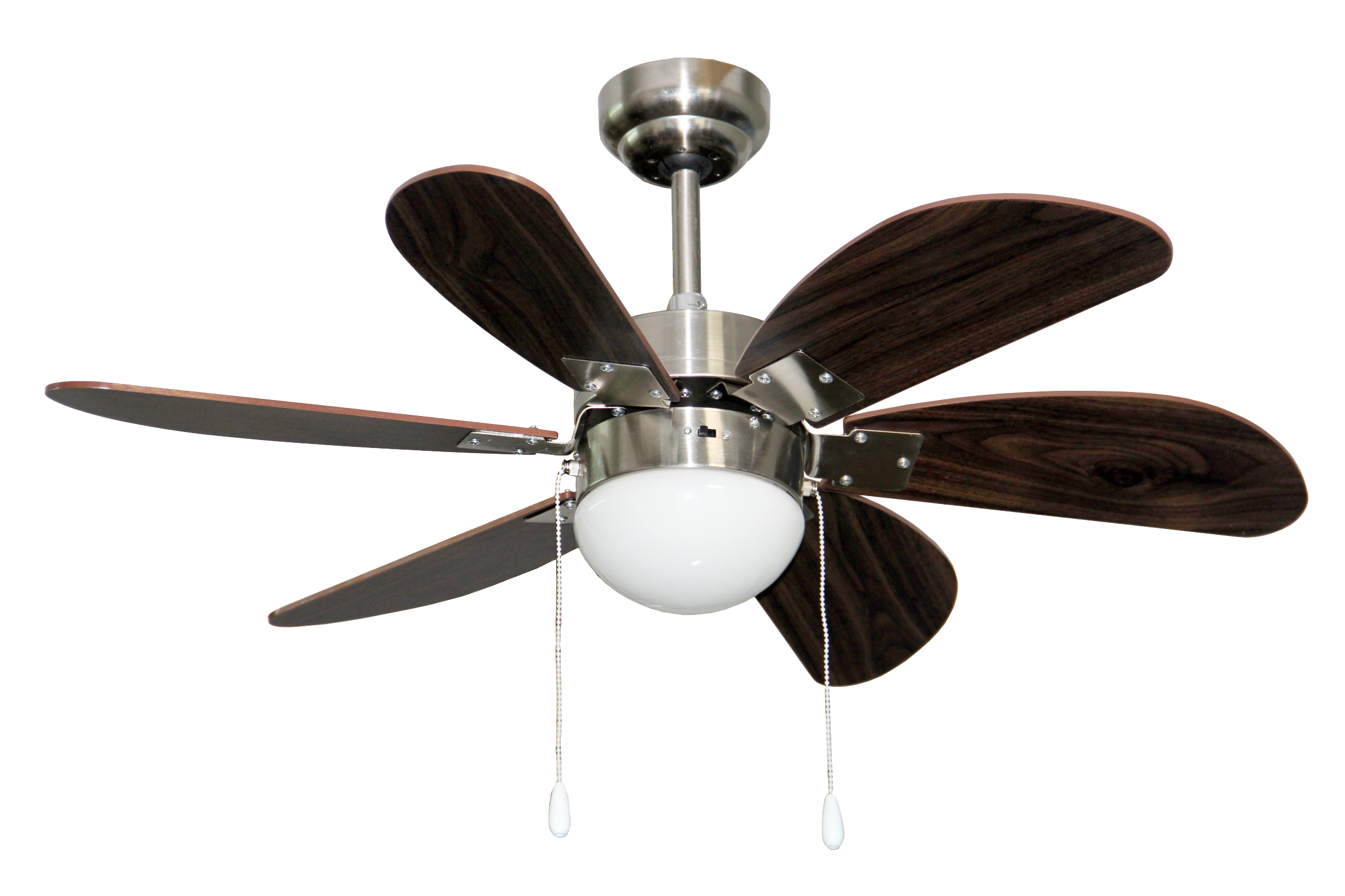 30'' 6 wooden blades with one lamp Decorative Ceiling Fan CF-30-6CL