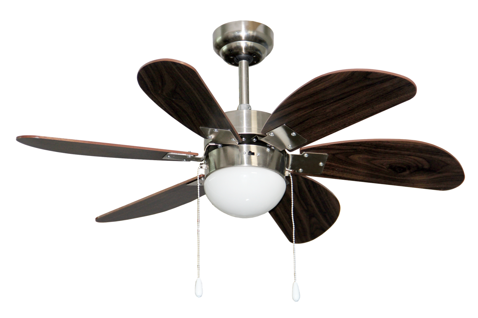 30'' 6 wooden blades with one lamp Decorative Ceiling Fan CF-30-6CL