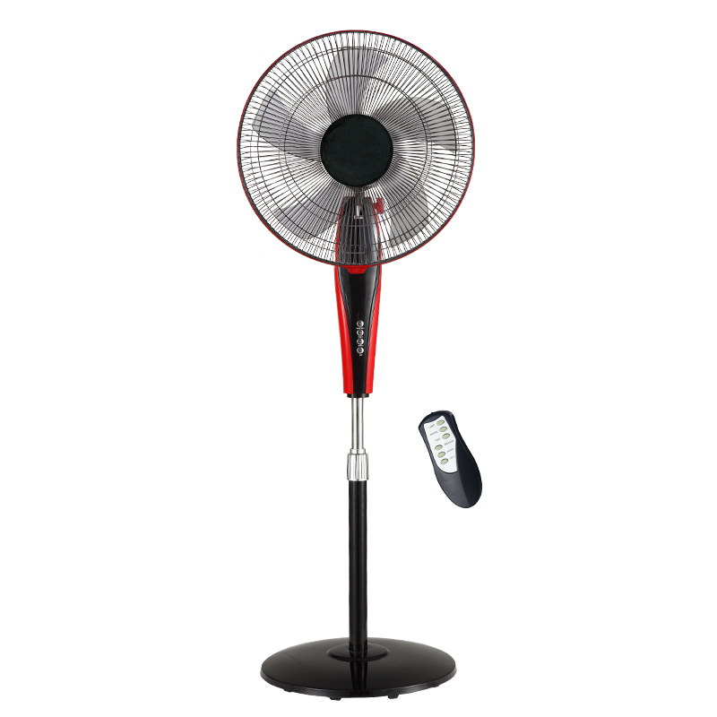 LED Display 16 inch Stand Fan Strong Wind Hot Sale Electric Oscillating Floor Standing Fan With Remote Control