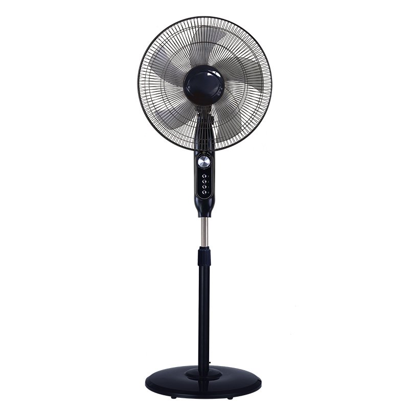 Low Noise Household 16 Inch Electric Stand Fan Plastic 18 Inch Floor Standing Fan Heavy Pedestal With Timer
