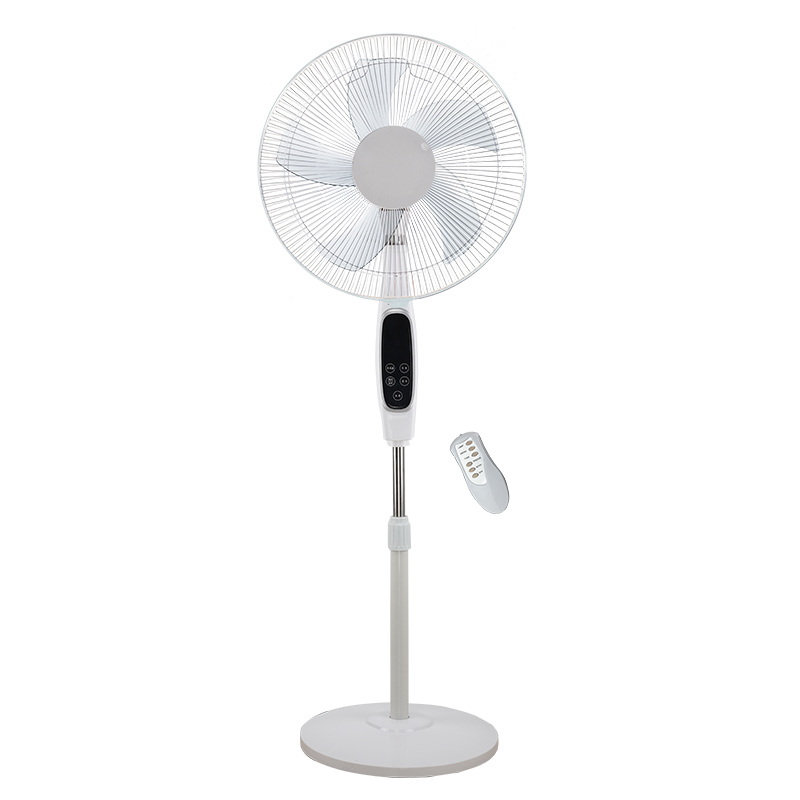 2020 New Touch Screen 16 inch Electric Stand Fan With Remote Control Oscillating Floor Standing  Pedestal Fan