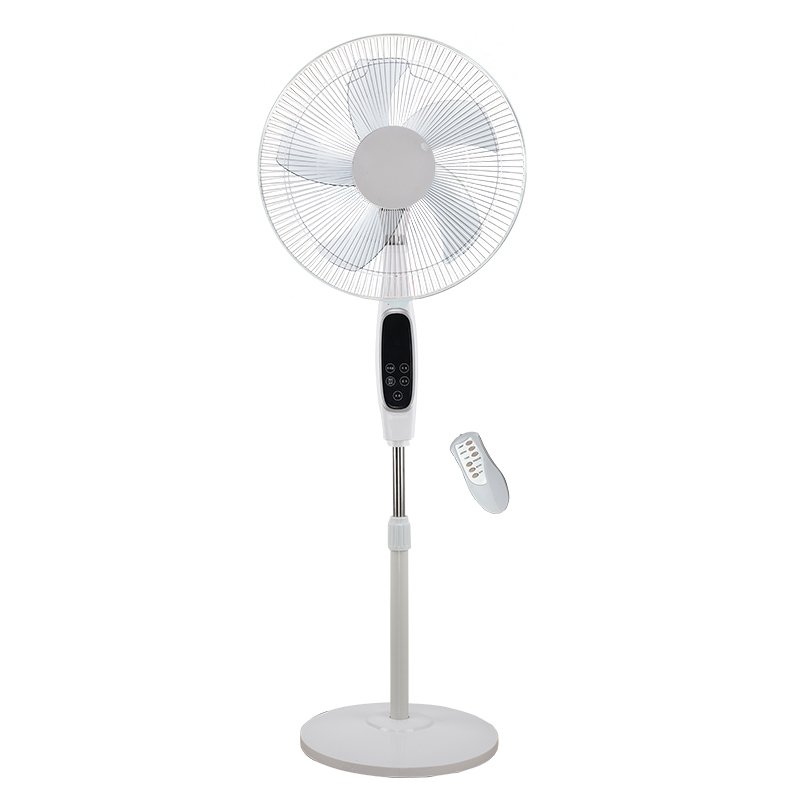 2020 New Touch Screen 16 inch Electric Stand Fan With Remote Control Oscillating Floor Standing  Pedestal Fan