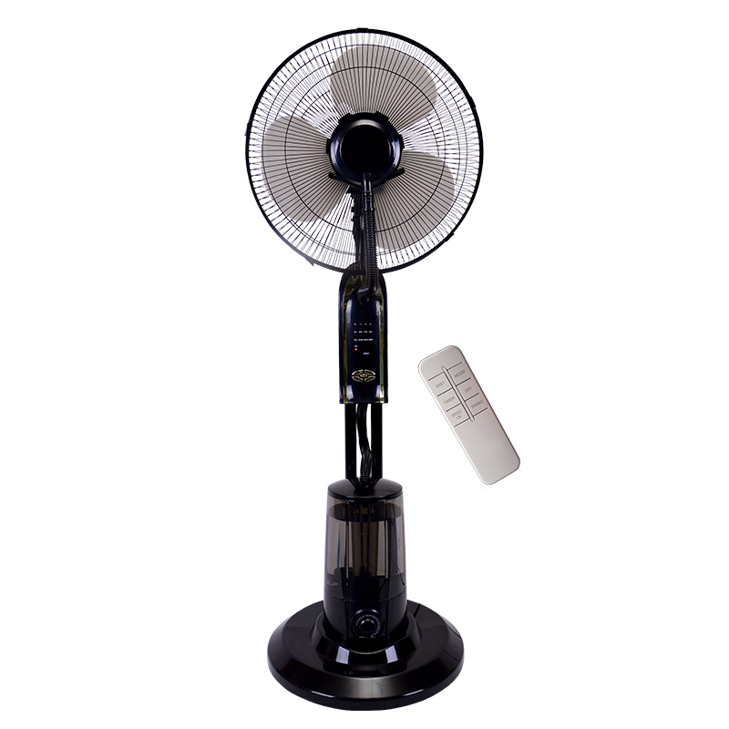 16 Inch Water Spray Oscillating Mist Fan With Remote Control Water Cooling Fan