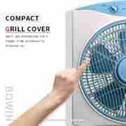 12 Inch Square Air Cooling Electric Box Fan with 5 blades KYT-30-1021