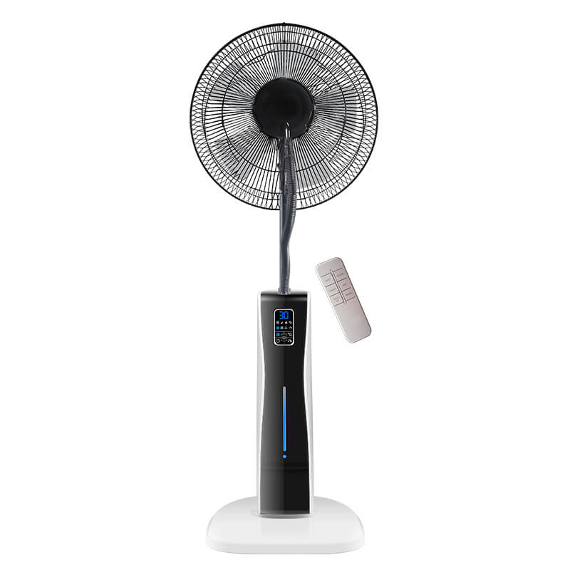 16 Inch Water Spray Fan Adjustable Oscillating Mist Fan With Remote Control