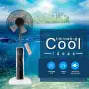 16 Inch Water Spray Fan Adjustable Oscillating Mist Fan With Remote Control 1