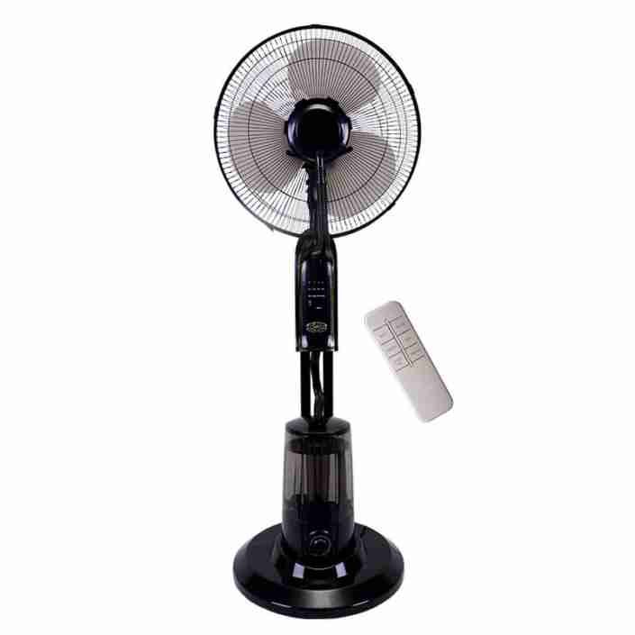 16 Inch Water Spray Oscillating Mist Fan With Remote Control Water Cooling Fan