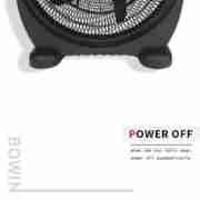 20 inch Air Cooling Electric Fan Box Fan KYT-50-D3