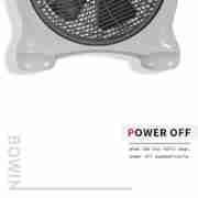 220v electric 12 Inch plastic box fan with timer KYT-30-S0062