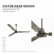 30'' 6 Wooden Blades With One Lamp Decorative Ceiling Fan CF-30N2