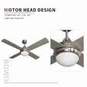 4 Wooden Blades With One Lamp Decorative Ceiling Fan CF-52-4CL3