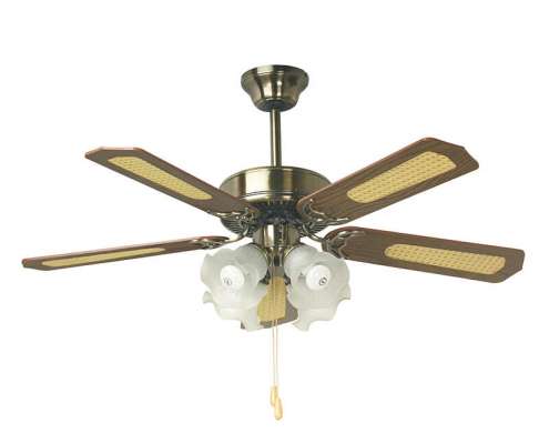 42'' Ceiling Fan With Lamp Decorative Ceiling Fan CF-42-5C4L