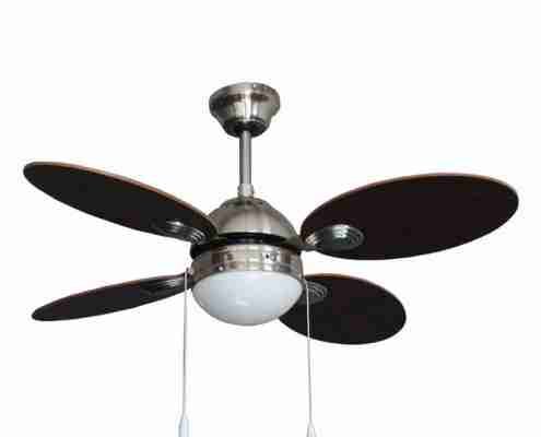42'' Dark Black Color And 4 Blades Decorative Ceiling Fan CF-42-4CL(CN)
