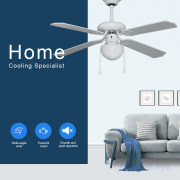 White Color 42 Inch Decorative Ceiling Fan CF-42-4CL Home