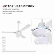 56 Inch Home Depot Ceiling Fans 3 BLADES WHITE COLOR WITH LIGHT CF-56VL2