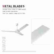 56'' White Color Industrial Ceiling Fan With Gold Color Ceiling Fan CF-56DW2