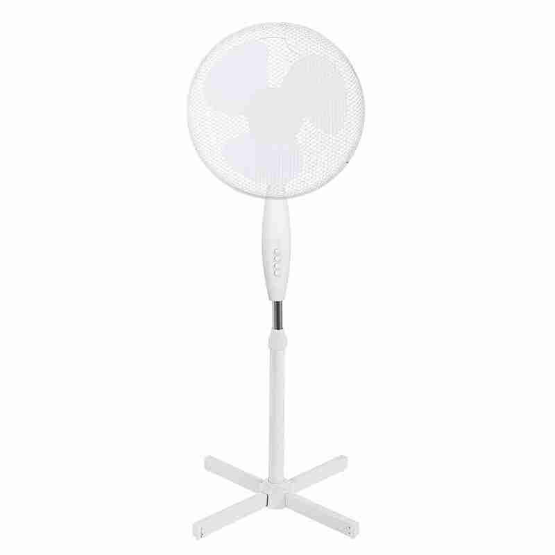 Europe Electric Mesh Grill 16 Inch Stand Fan With X Cross Base Classic Cheap Fan