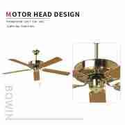 Mexico Popular Ceiling Fan In 2021 Summer Decorative Ceiling Fan CF-52-5C(D) 1