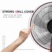 16 inch Electric Oscillating Floor Standing Fan With Remote Control (LED Display) Strong Grill cover