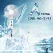 16 inch stand fan electric elegant floor standing fan with heavy round base Application