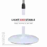 16 inch stand fan electric elegant floor standing fan with heavy round base light and stable
