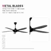 3 wooden blades with one lamp Decorative Ceiling Fan DQ52-3710BK