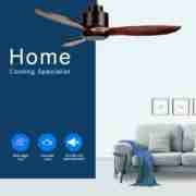 3 wooden blades with one lamp Decorative Ceiling Fan DQL52-1160BK Reviews