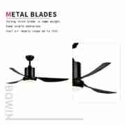3 wooden blades with one lamp Decorative Ceiling Fan DQL52-3171YB