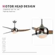 36'' 3 blades with one lamp Decorative Ceiling Fan DQL3B1L