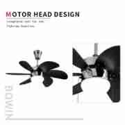 36'' 6 blades with one lamp Decorative Ceiling Fan DQL36-6B1L