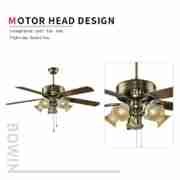 4 blades with 4 lamp Decorative Ceiling Fan HgJ56-1503 Motor