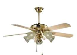 4 blades with 5 lamps white color Decorative Ceiling Fan HgJ52-1512