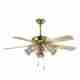 4 blades with 5 lamps white color Decorative Ceiling Fan HgJ52-1512