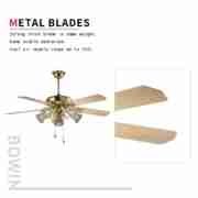 4 blades with 5 lamps white color Decorative Ceiling Fan HgJ52-1512 Metal 4 blades with 5 lamps white color Decorative Ceiling Fan HgJ52-1512 Metal