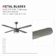 4 blades with one lamp Decorative Ceiling Fan HgJ52-2009 Metal