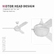 4 wooden blades with one lamp Decorative Ceiling Fan DQL52-3B1D Motor