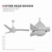 4 wooden blades with one lamp Decorative Ceiling Fan DQL52-3CL Motor