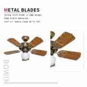 42'' 6 blades with one lamp Decorative Ceiling Fan DQL42-6B1L