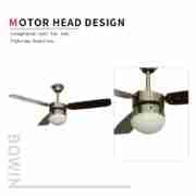 42'' dark black color and 3 blades Decorative Ceiling Fan CF-42-3CL(CO) 2
