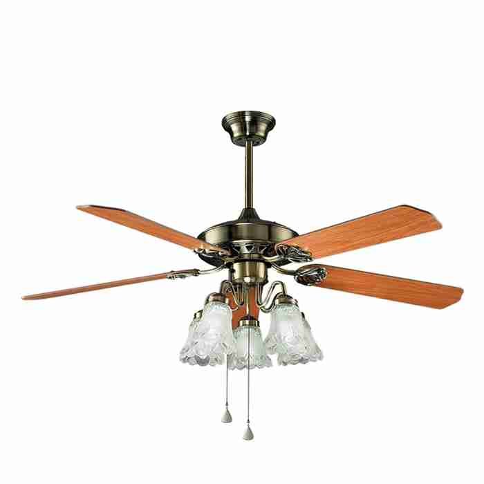 5 blades with 3 lamps Decorative Ceiling Fan HgJ52-1507