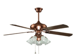 5 blades with 5 lamp Decorative Ceiling Fan wooden color HgJ56-1504