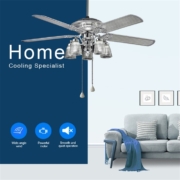 5 sliver color blades with one lamp Decorative Ceiling Fan HgJ52-1505 Reviews