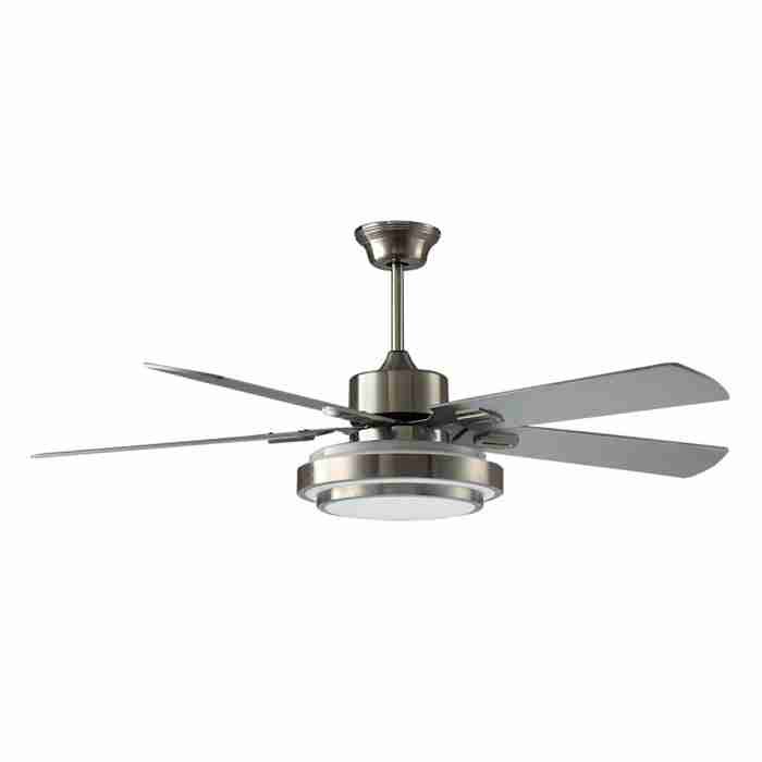 5 sliver color blades with one lamp Decorative Ceiling Fan HgJ52-2008