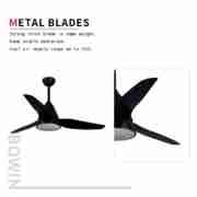 ITALY popular 3 blades Decorative Ceiling Fan DQL52-3631BK