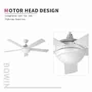 ITALY popular Decorative Ceiling Fan DQL52-5B1L(W) Motor ITALY popular Decorative Ceiling Fan DQL52-5B1L(W) Motor