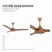 Wooden color 3 blades Decorative Ceiling Fan DQL42-101