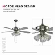 Wooden color 3 blades Decorative Ceiling Fan HgJ48-1301 Motor