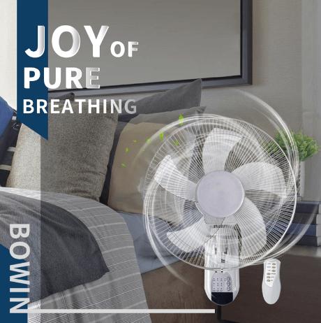 wall fan with remote